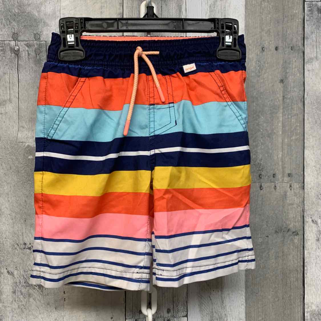 Size 4/5 Navy/Pink Cat & Jack Swim Trunks