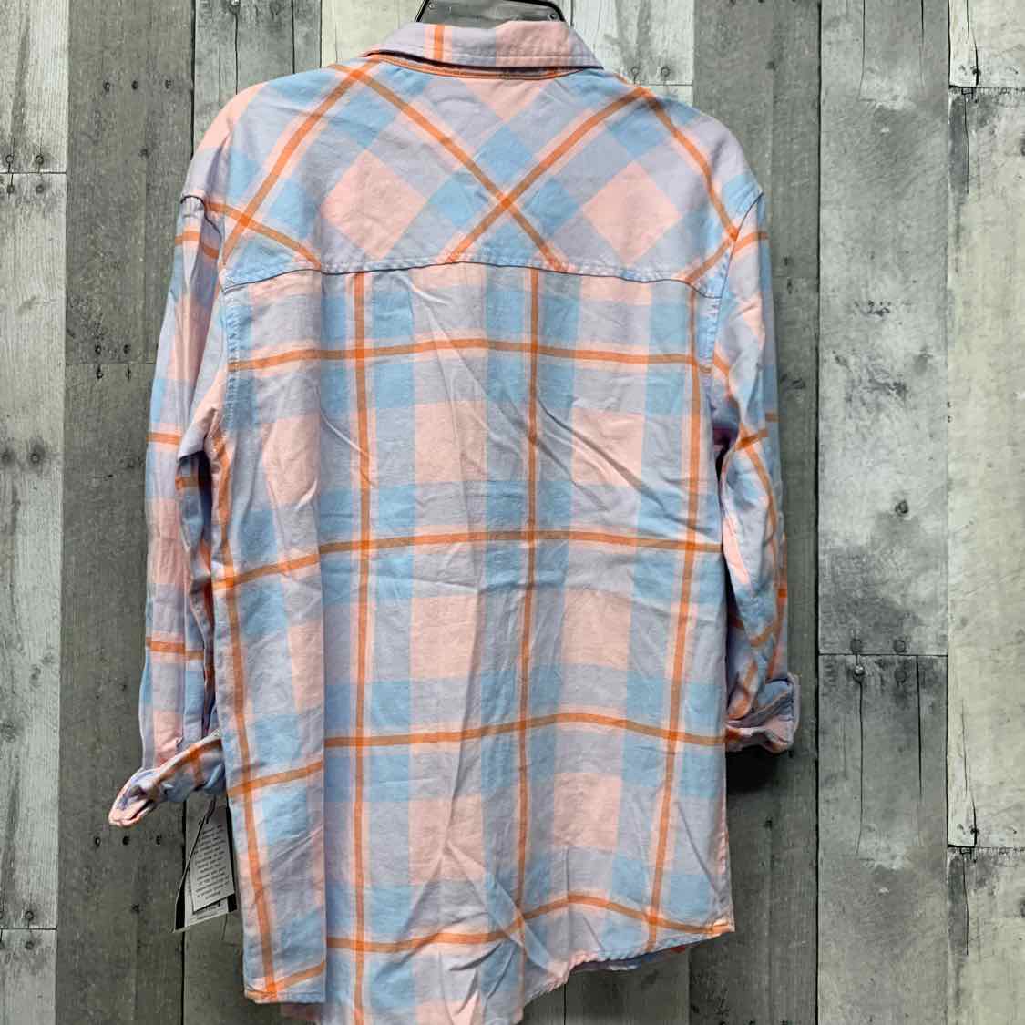 Size Large Blue/Pink Art Class LS Button Up