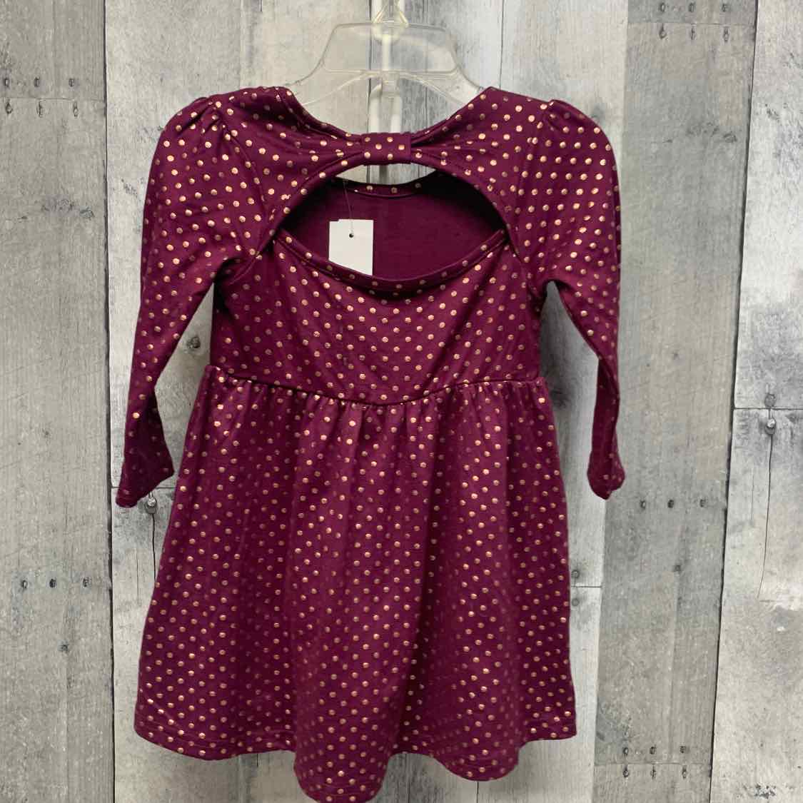 Size 18 Burgundy/Gold Picapino LS Dress