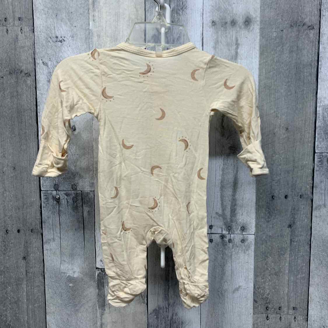 Size Newborn Tan Print Gerber Footy PJs
