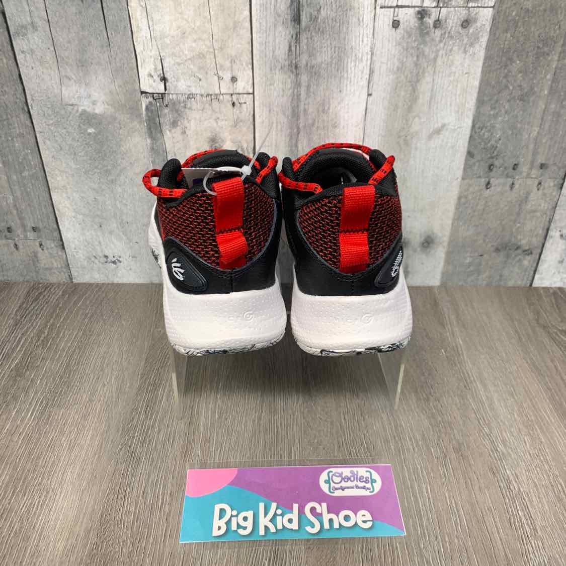Size 4 Black/Red Sport Brand Sneakers