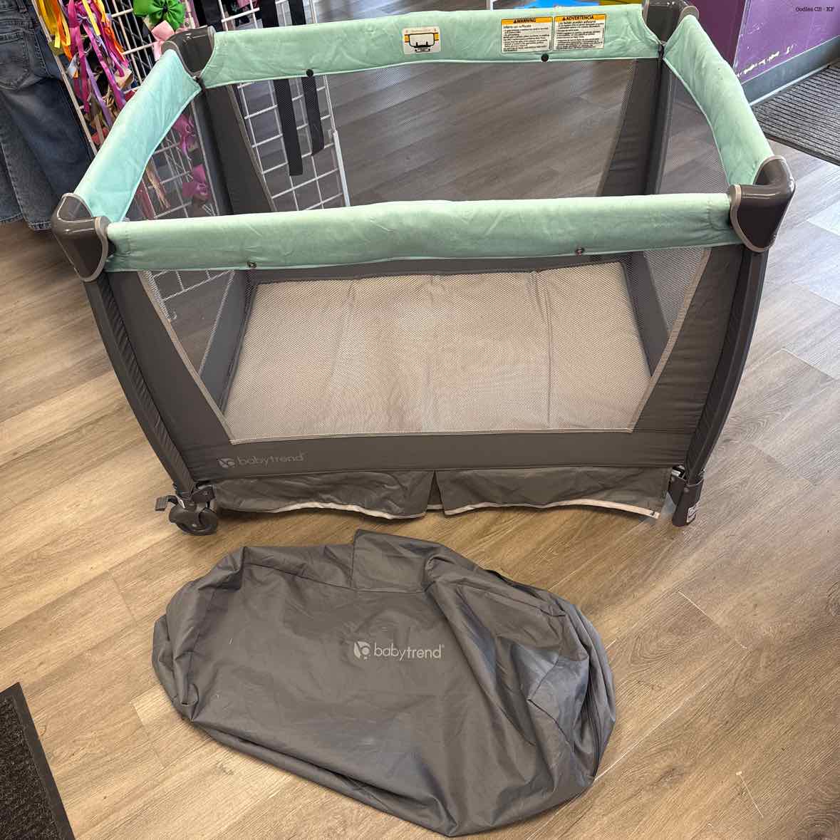 Baby Trend Mint/Gray Pack N Play