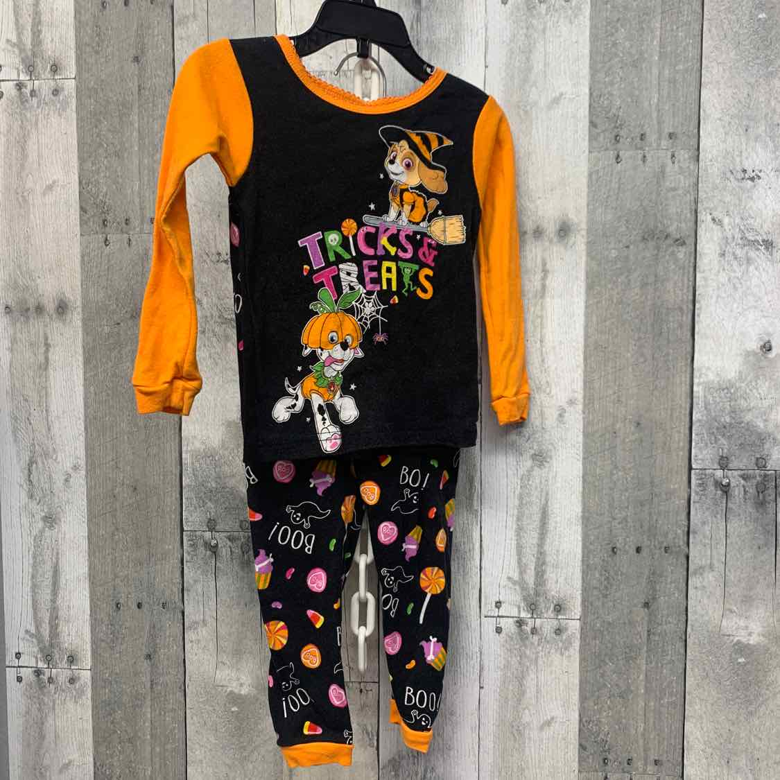 Size 3T Black Paw Patrol 2pc PJs