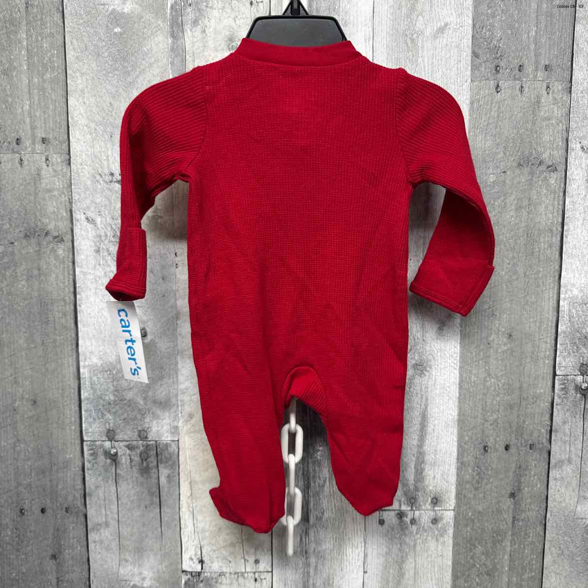 Size Newborn Red Carter's Footy PJs
