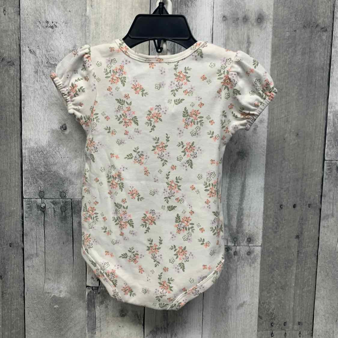 Size 12 Months White/Purple Nicole Miller Bodysuit