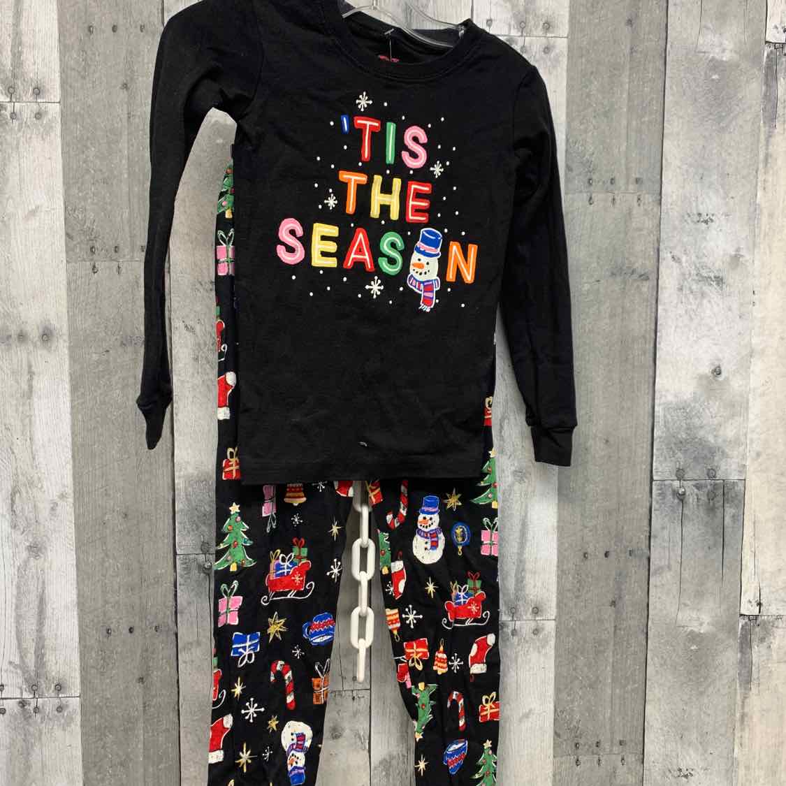 Size 7 Black/Red Children's Place 2pc PJs