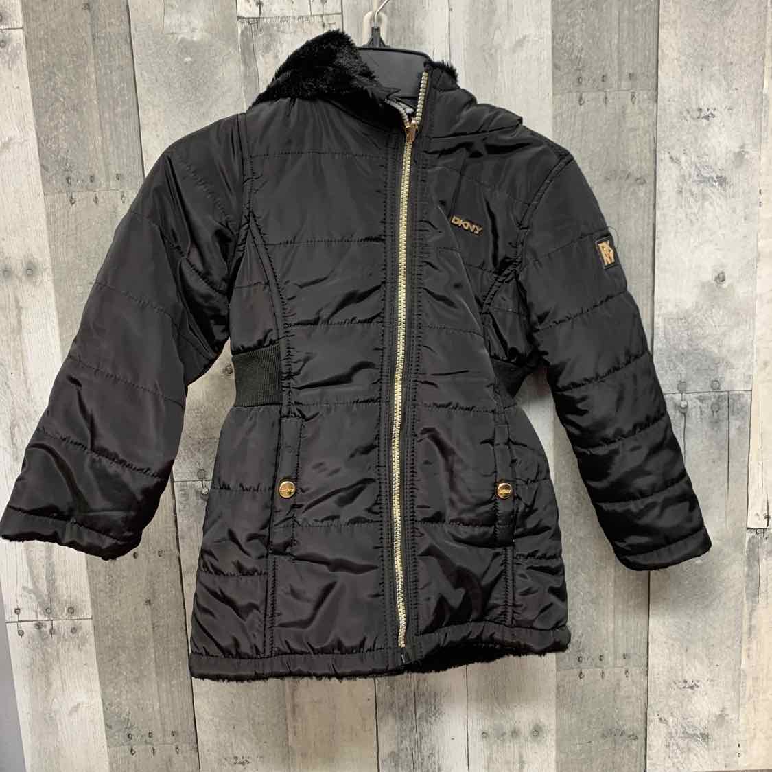 Size 4 Black DKNY Snow Jacket