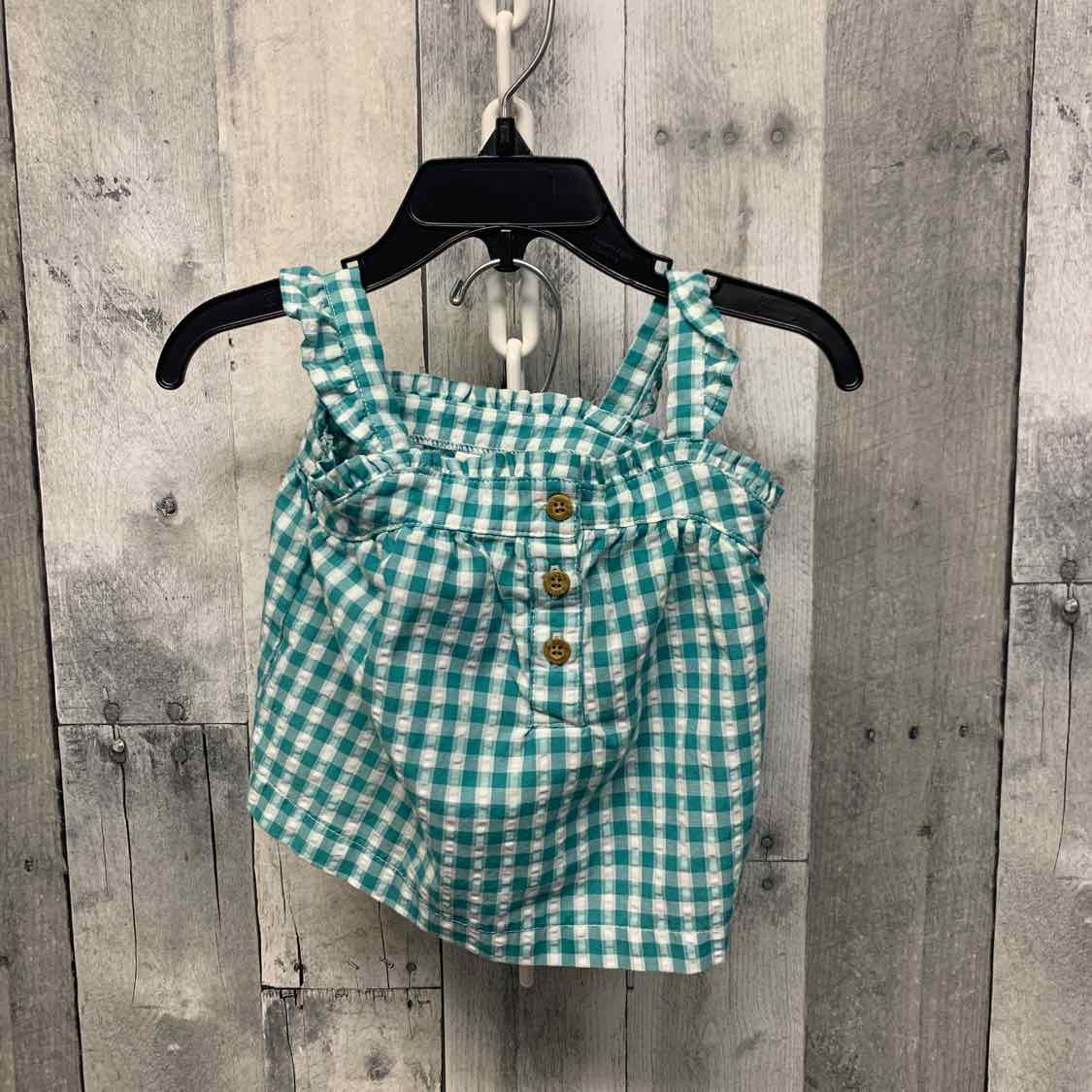 Size 3 Months Blue/White Carter's Shirt/Shorts
