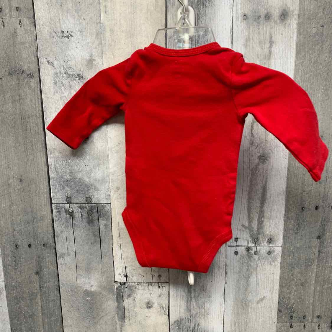Size 3 Months Red Just One You Bodysuit