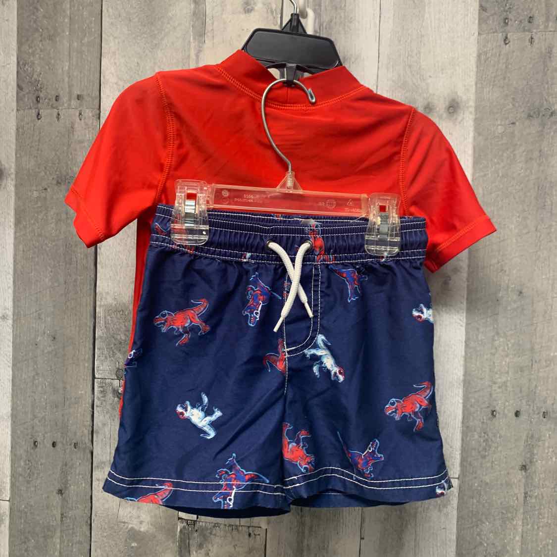 Size 24 Months Red/Blue Carter's 2pc+ Swim Suit