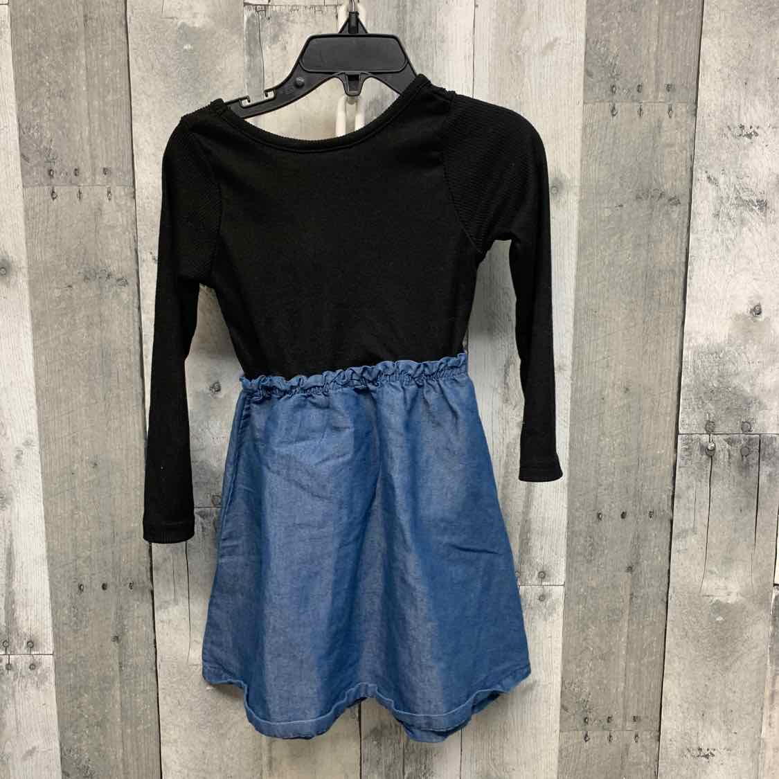 Size 3T Black Picapino LS Dress
