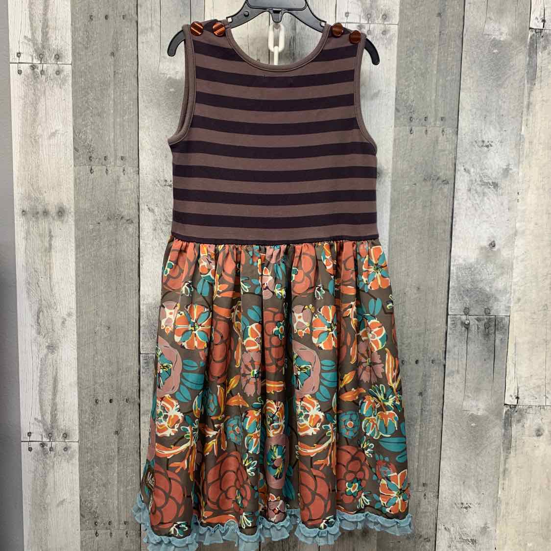 Size 12 Brown Print Matilda Jane Dress