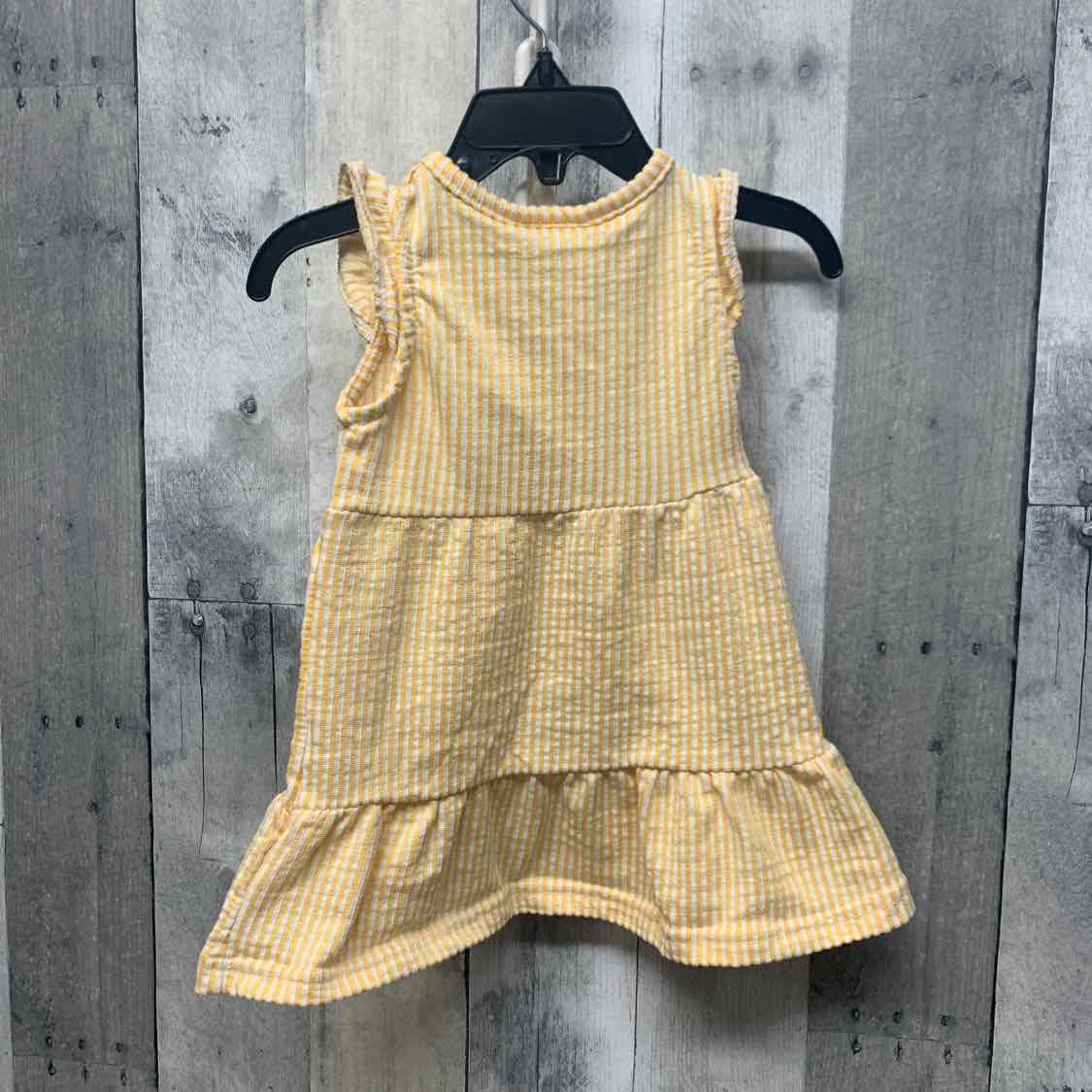 Size 12 Months Yellow/White B Brand Dress