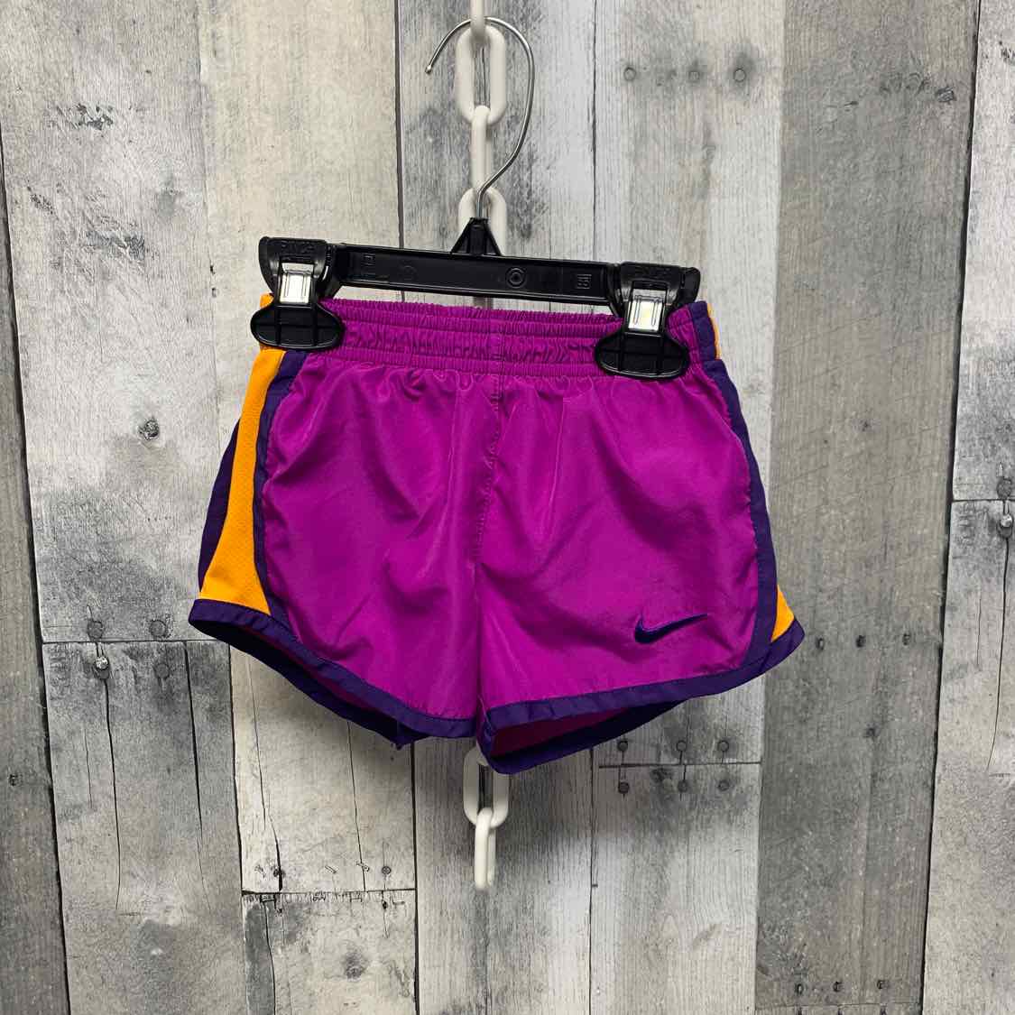 Size 2T Purple/Orange Sport Brand Shorts - Athletic