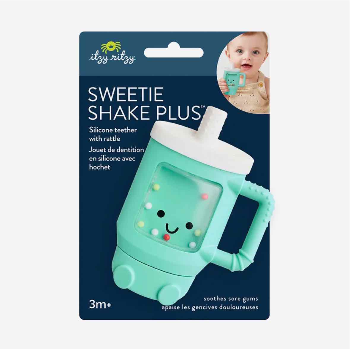Itzy Ritzy Silicone Sweetie Shake Teether Rattles - OodlesCB