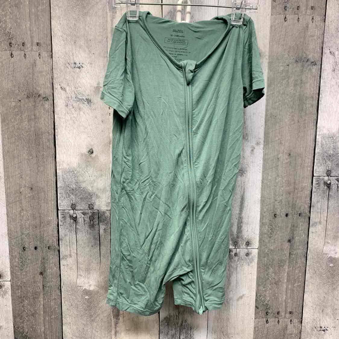 Size 18-24 Months Green B Brand Footy PJs