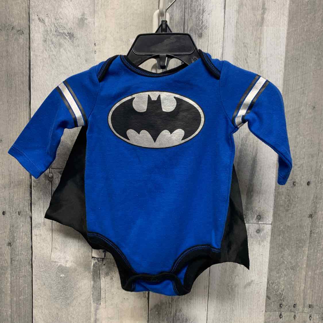 Batman Blue/Black Size 0-3 Months Halloween Costume - Little Kid