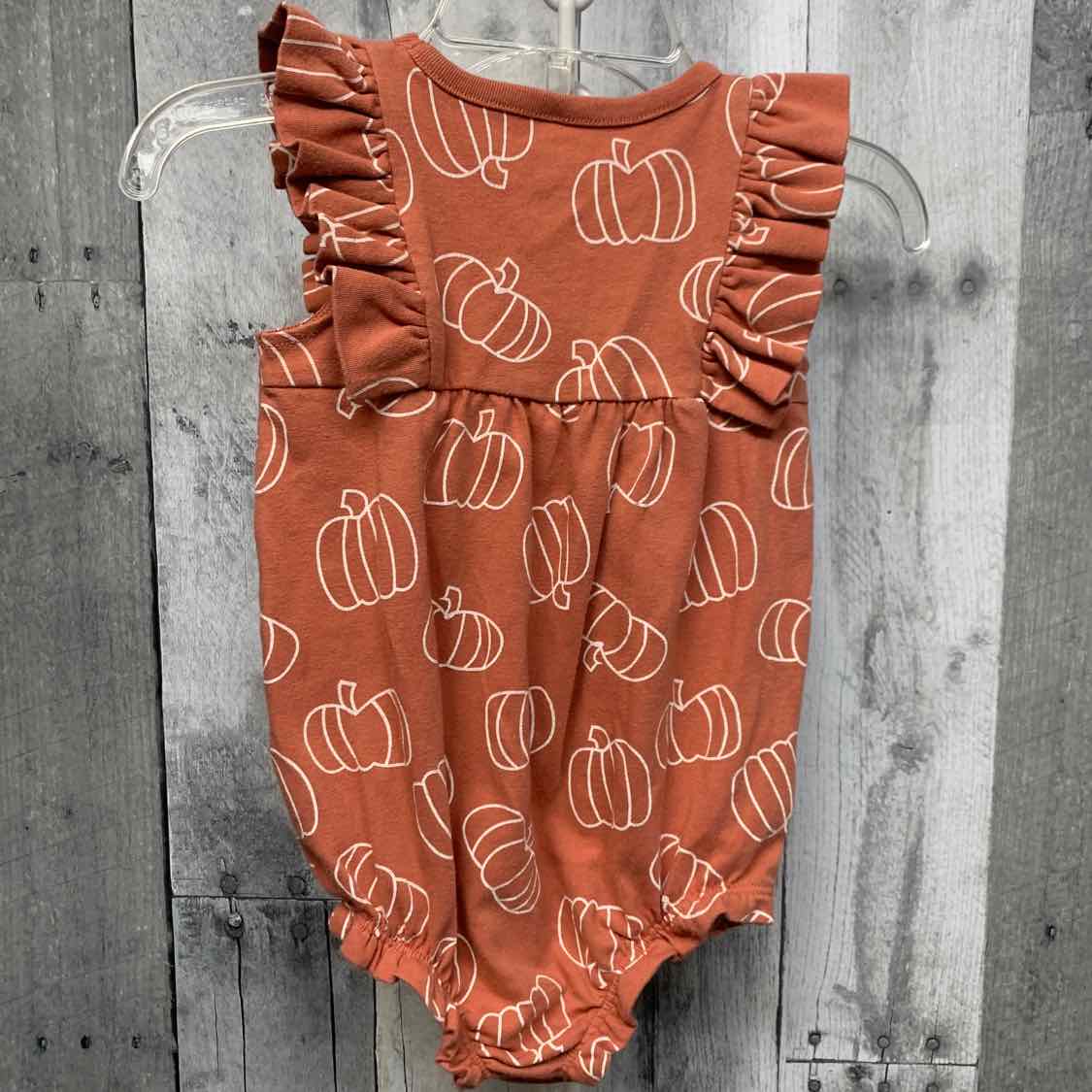 Size 6-9 Months Brown Print Cat & Jack Romper