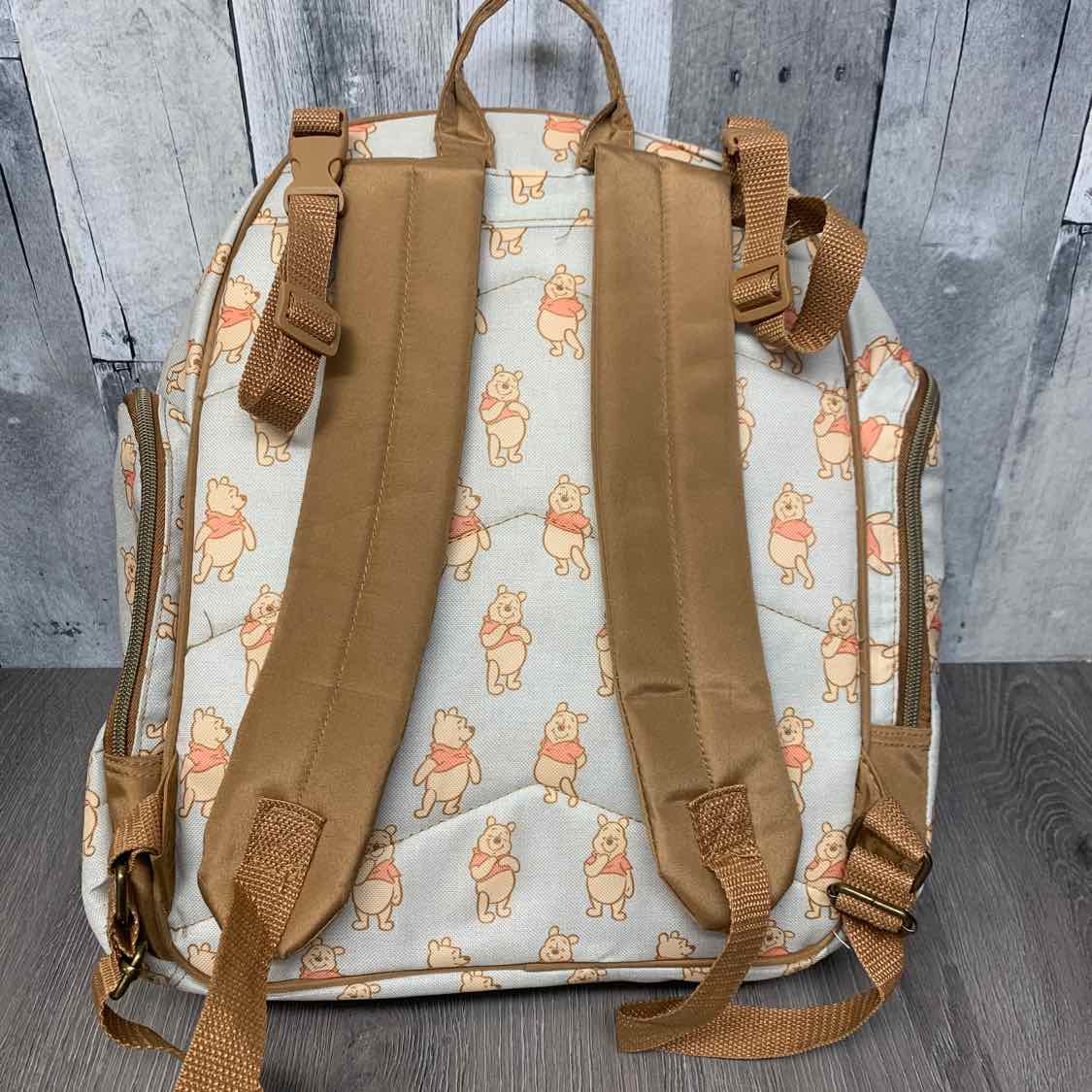 Disney Tan Print Winnie The Pooh Diaper Bag