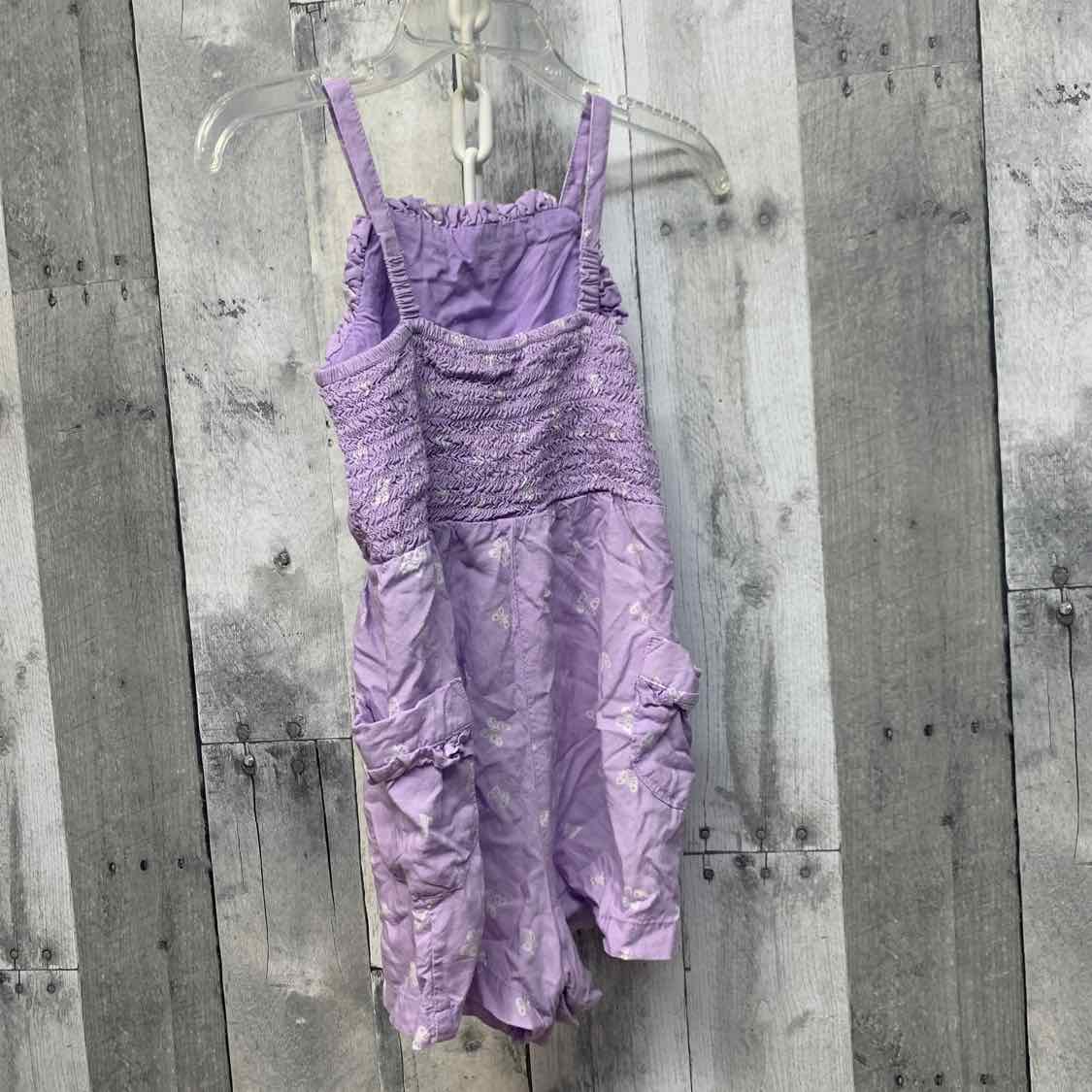 Size 3T Purple/White Cat & Jack Romper