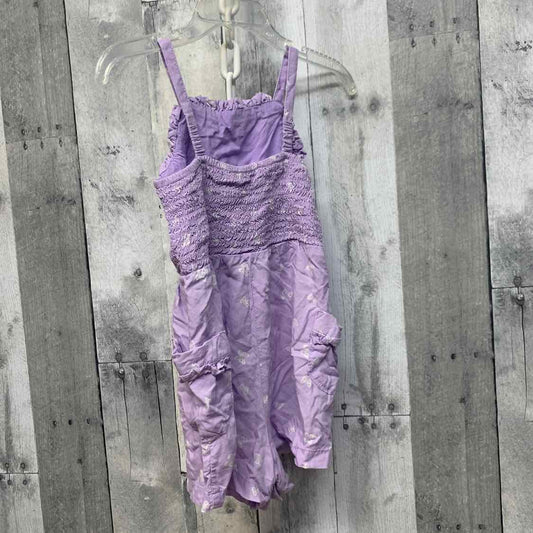 Size 3T Purple/White Cat & Jack Romper