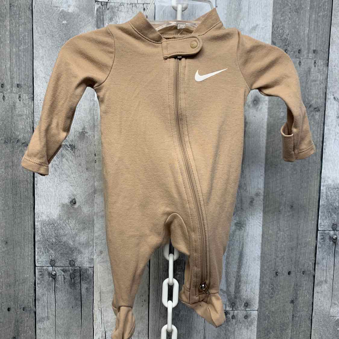 Size Newborn Tan Sport Brand Footy PJs