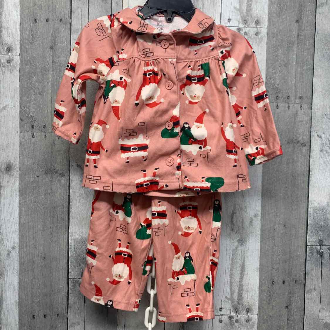 Size 18 Months Pink Print Just One You 2pc PJs
