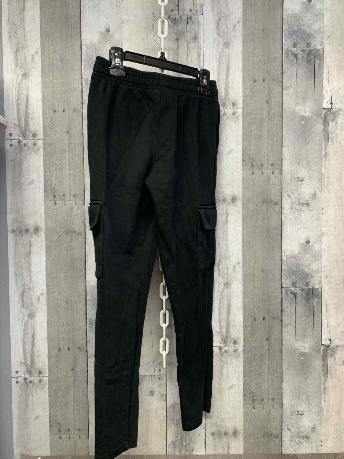 Size 10/12 Black/White Reebok Athletic Pants