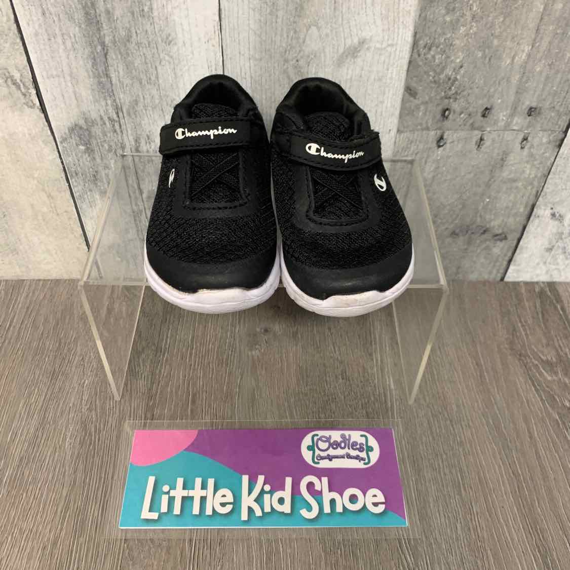 Size 3 Black/White Champion Sneakers