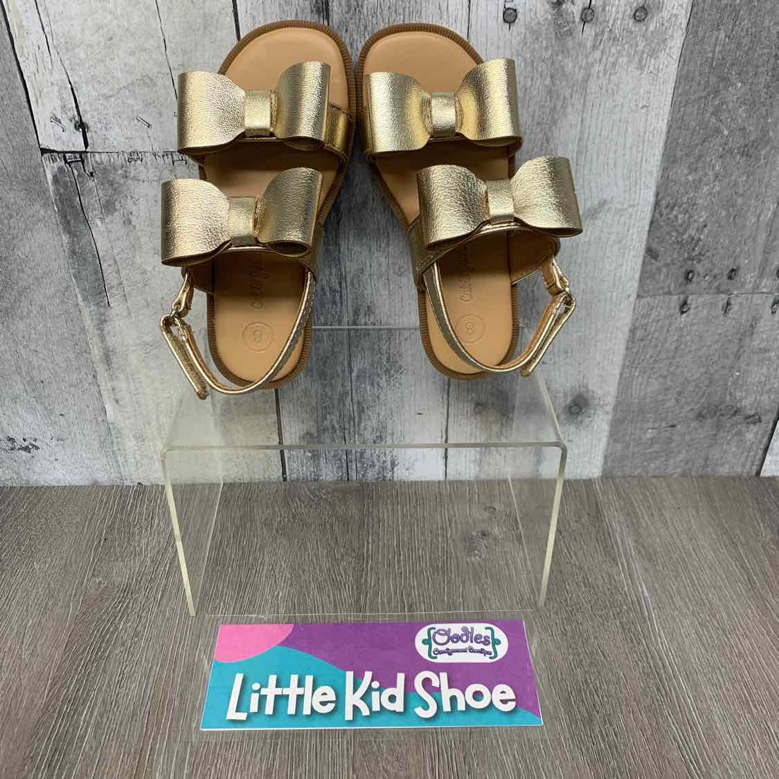 Size 8 Gold Cat & Jack Sandals