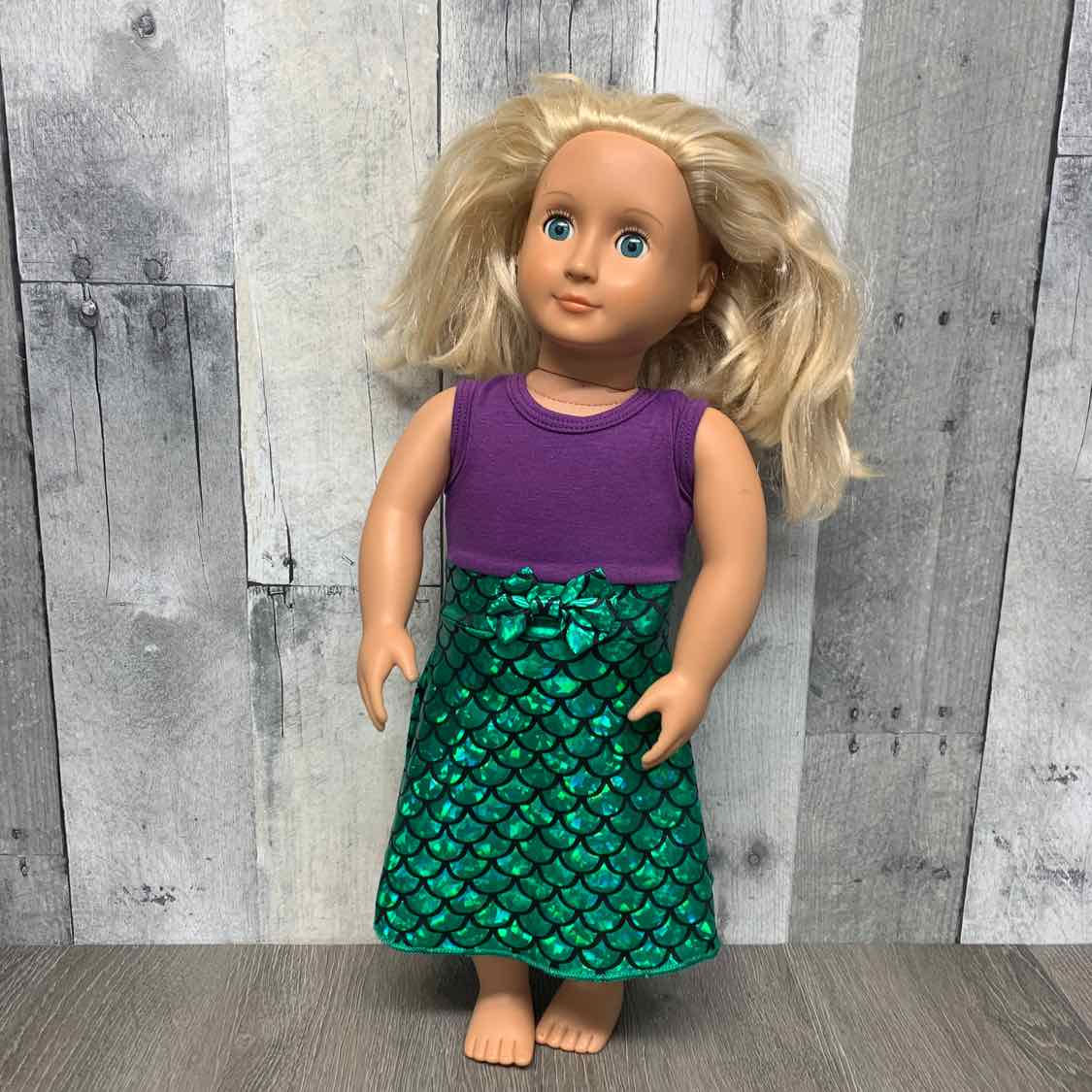 Under The Sea 18in Doll Dress