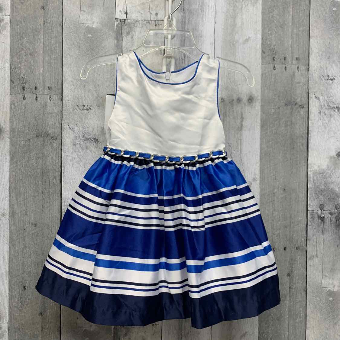 Size 24 Months Blue/White American Eagle Dress - Party