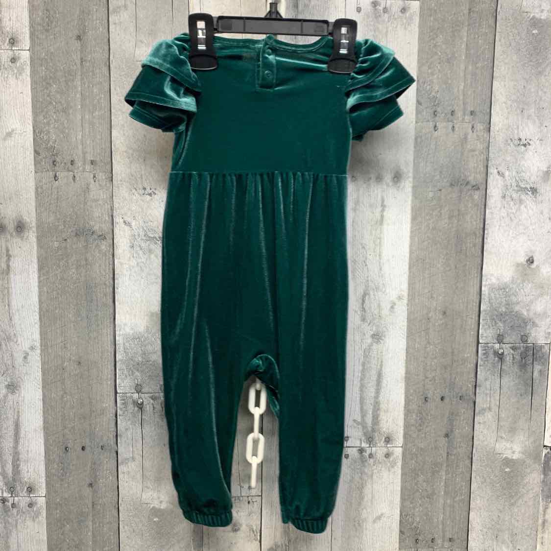 Size 12 Months Green Cat & Jack Romper