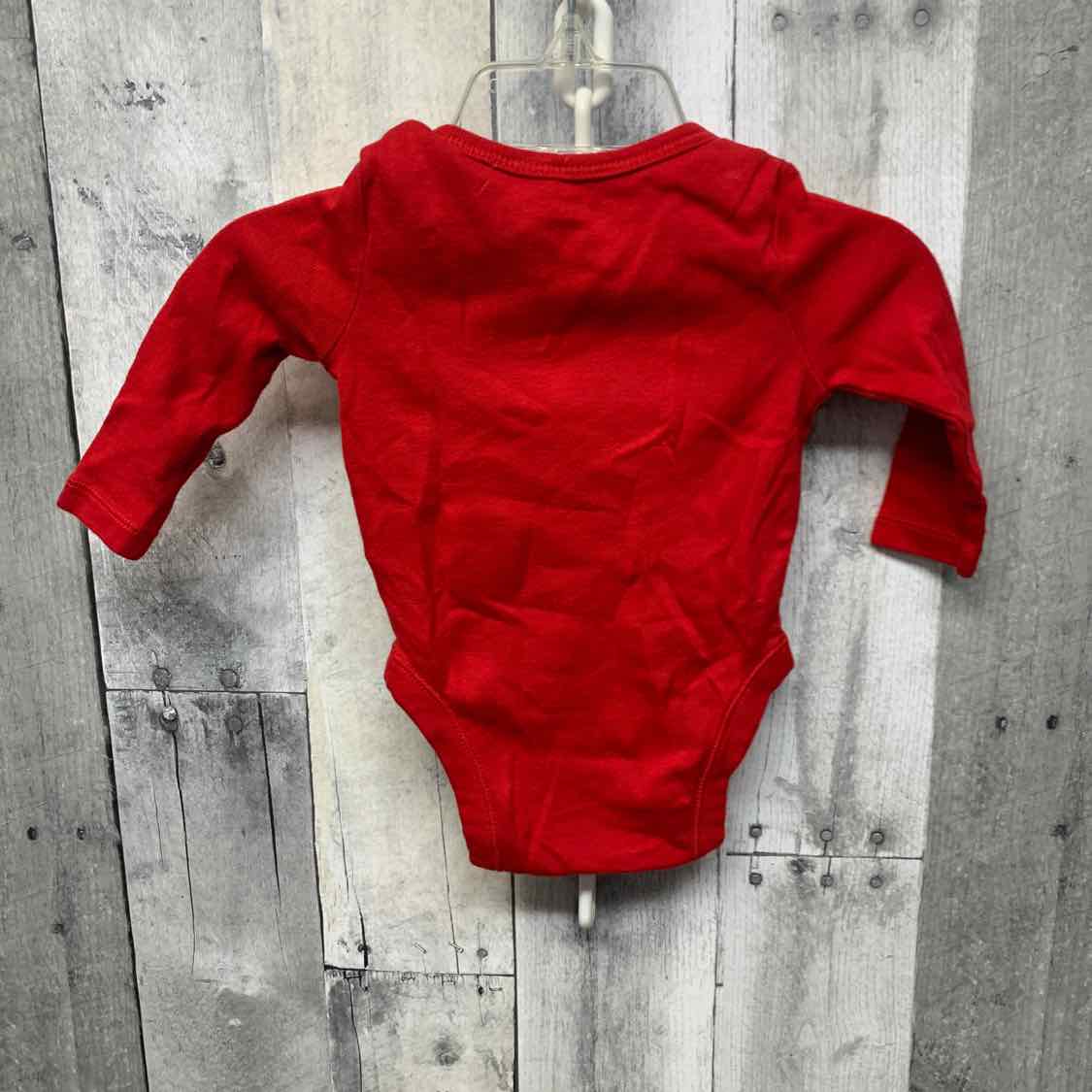 Size 0-3 Months Red Old Navy Bodysuit