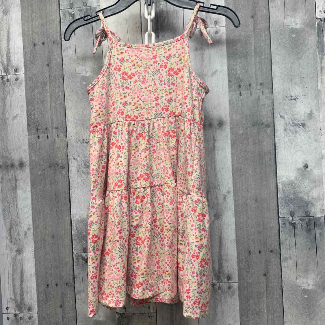 Size 6/7 Pink Floral Print Btween Dress - Knit
