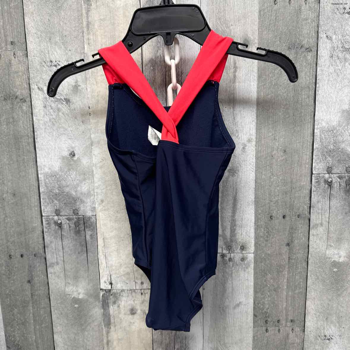 Size 6 Navy/Gold B Brand Swim Suit - 1pc