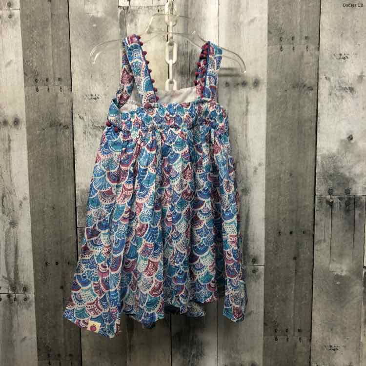 Size 3T Blue/Purple Boutique Brand Dress