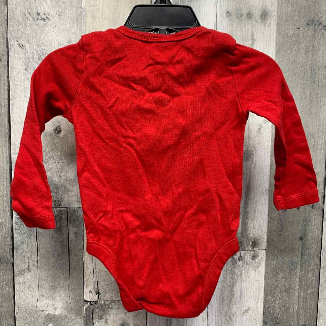 Size 6-12 Months Red Graphic Old Navy Bodysuit