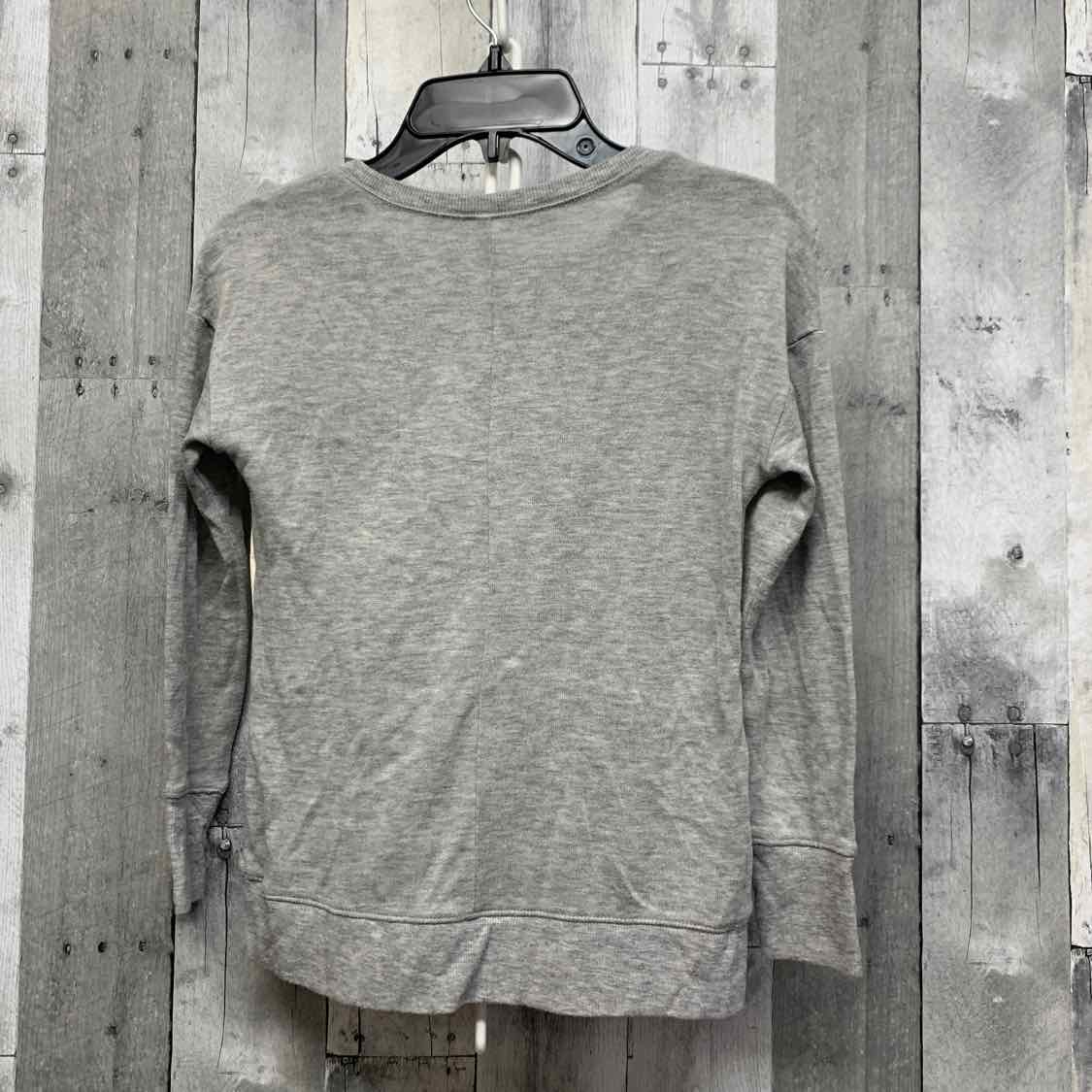 Size 7 Gray Justice Long Sleeve Shirt