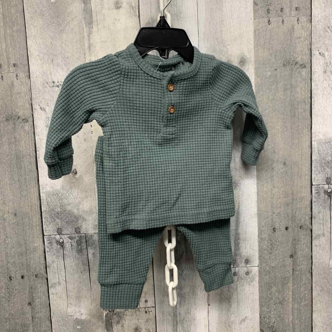 Size 3 Months Green Just One You Shirt/Pants
