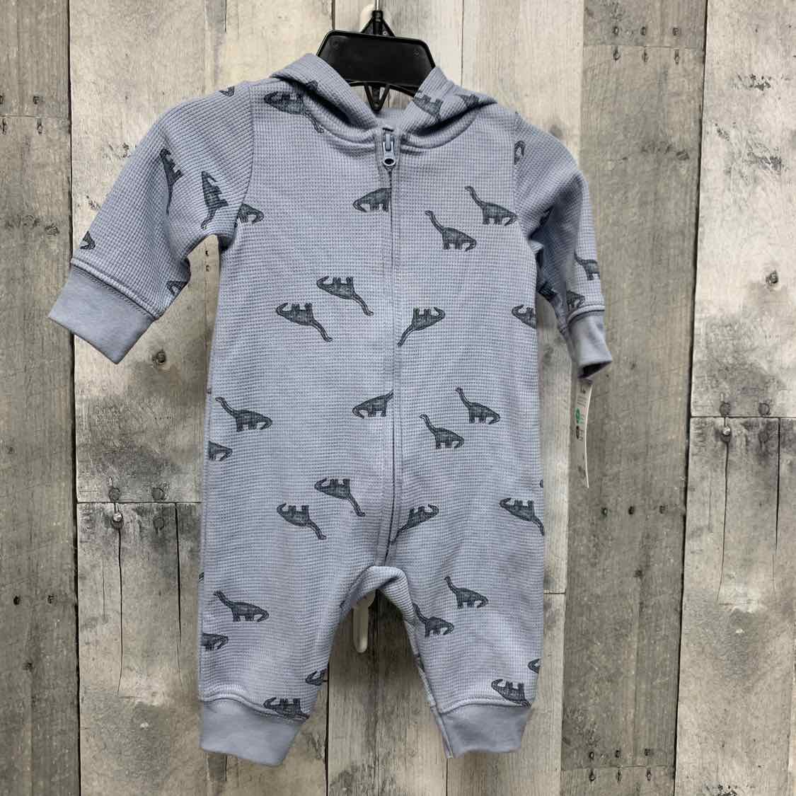 Size 0-3 Months Blue Print Child of Mine Romper