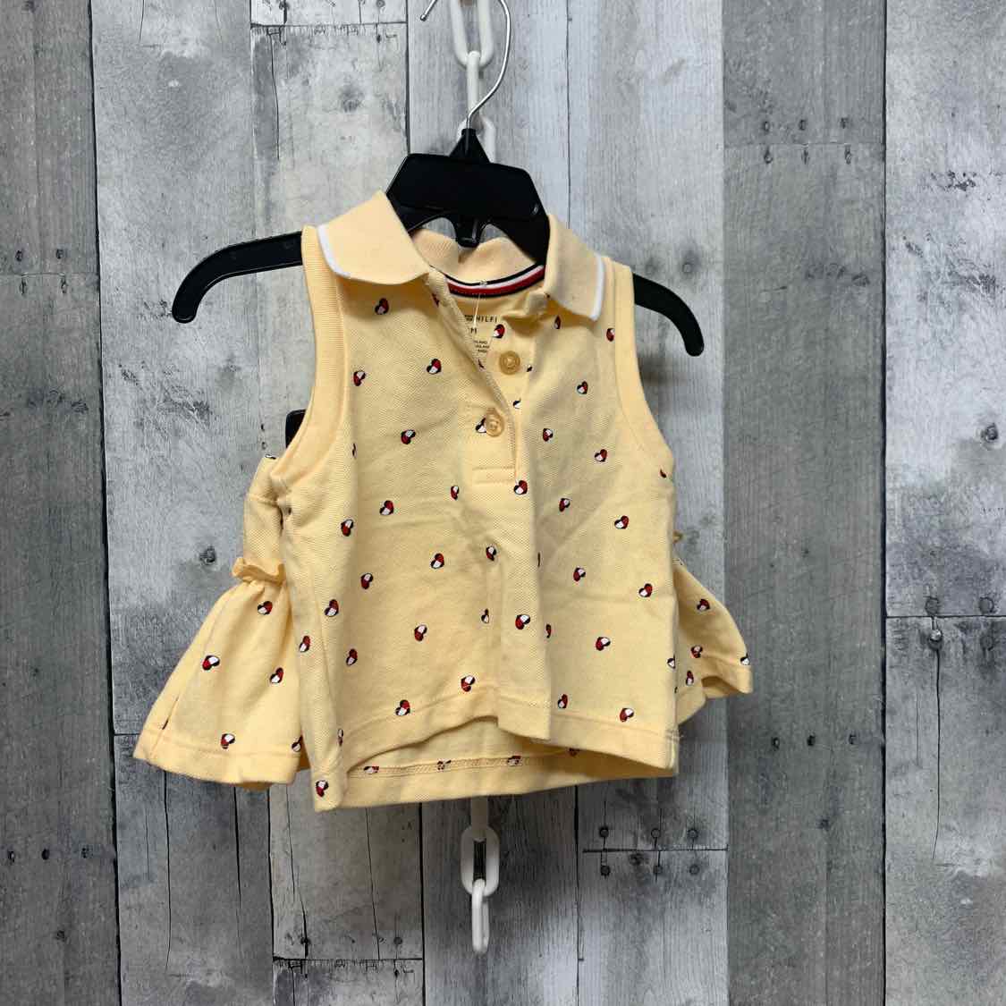 Size 12 Months Yellow/Red Tommy Hilfiger Shirt/Skirt