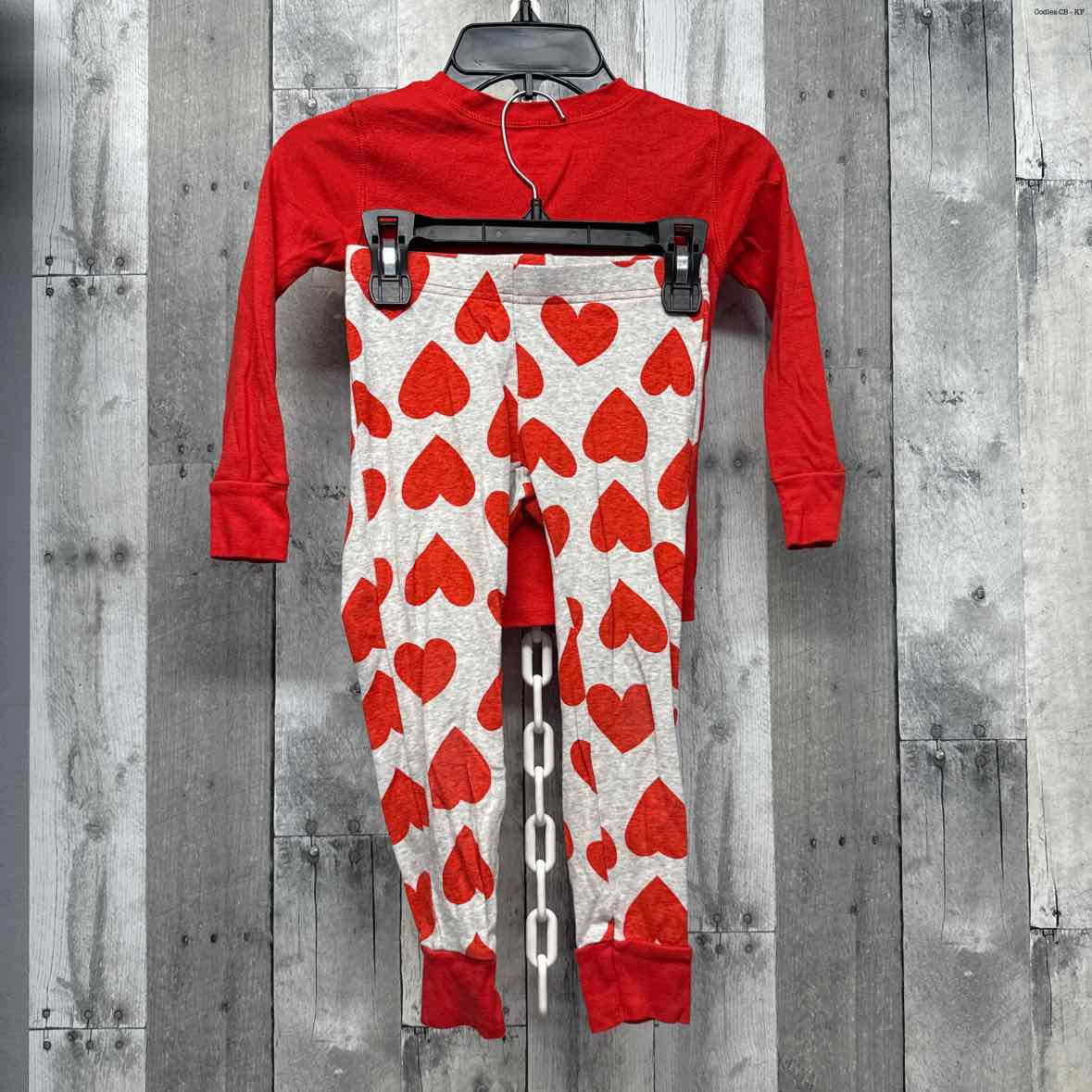 Size 5 Red/Gray Old Navy 2pc PJs