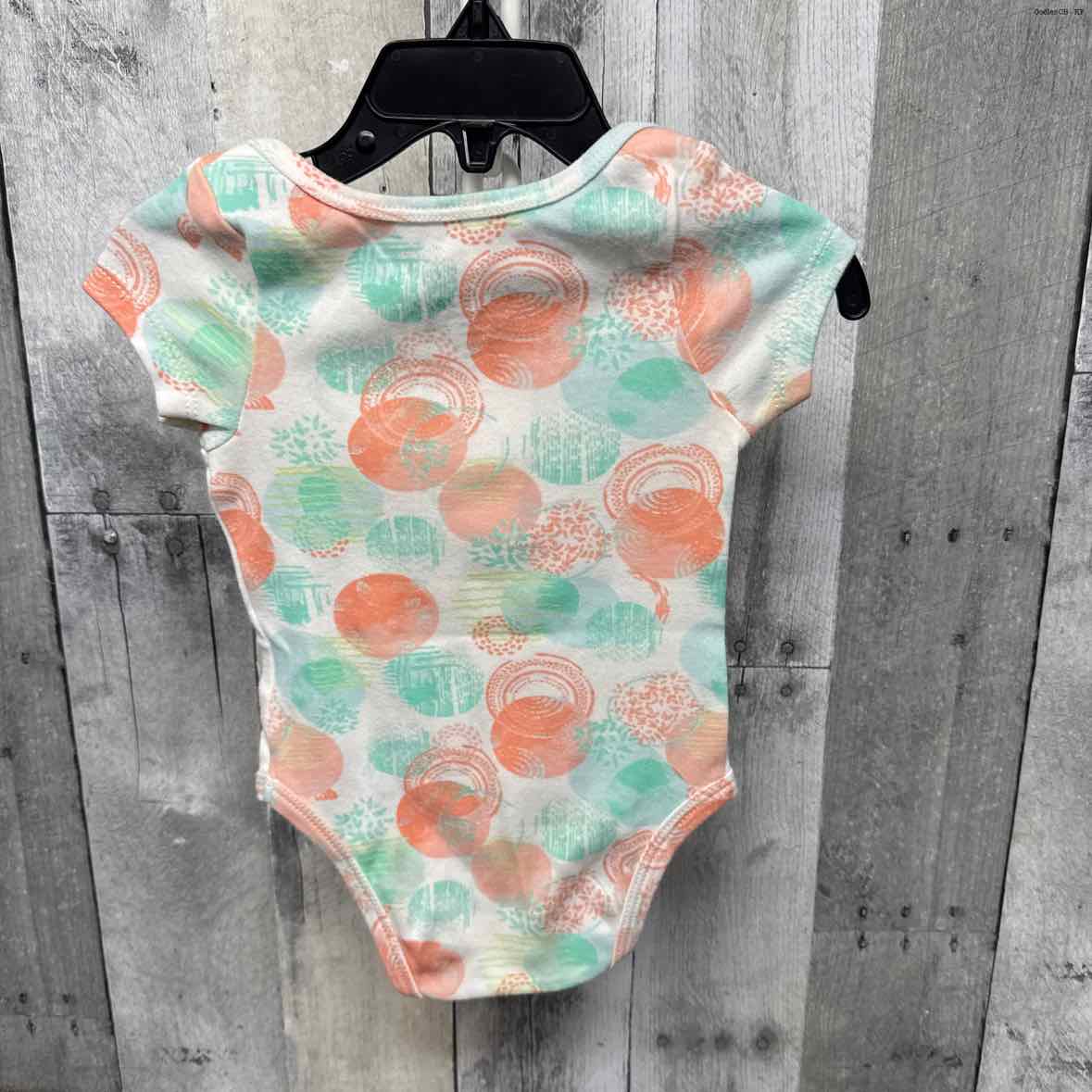 Size 3-6 Months White/Pink B Brand Bodysuit - OodlesCB
