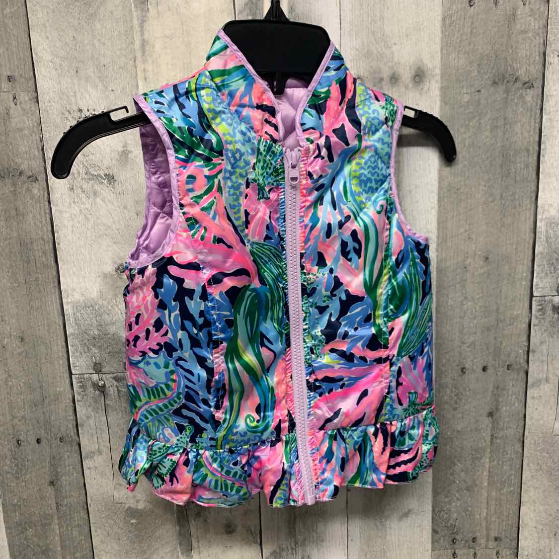 Size 5T Blue/Purple Lilly Pulitzer Vest - Outer