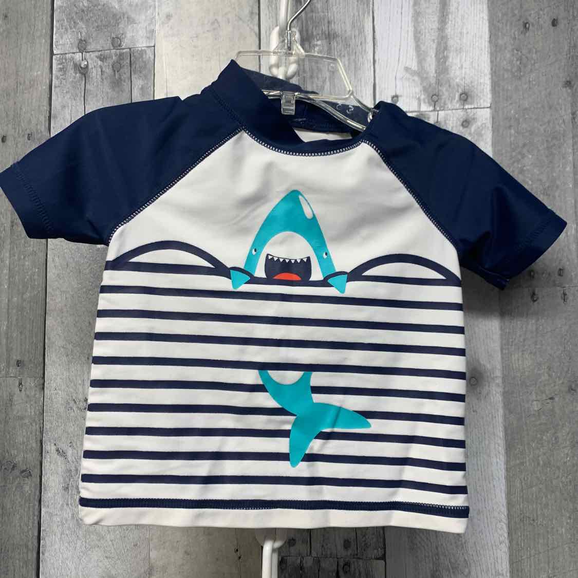 Size 12 Months Navy Graphic Carter's Swim Top