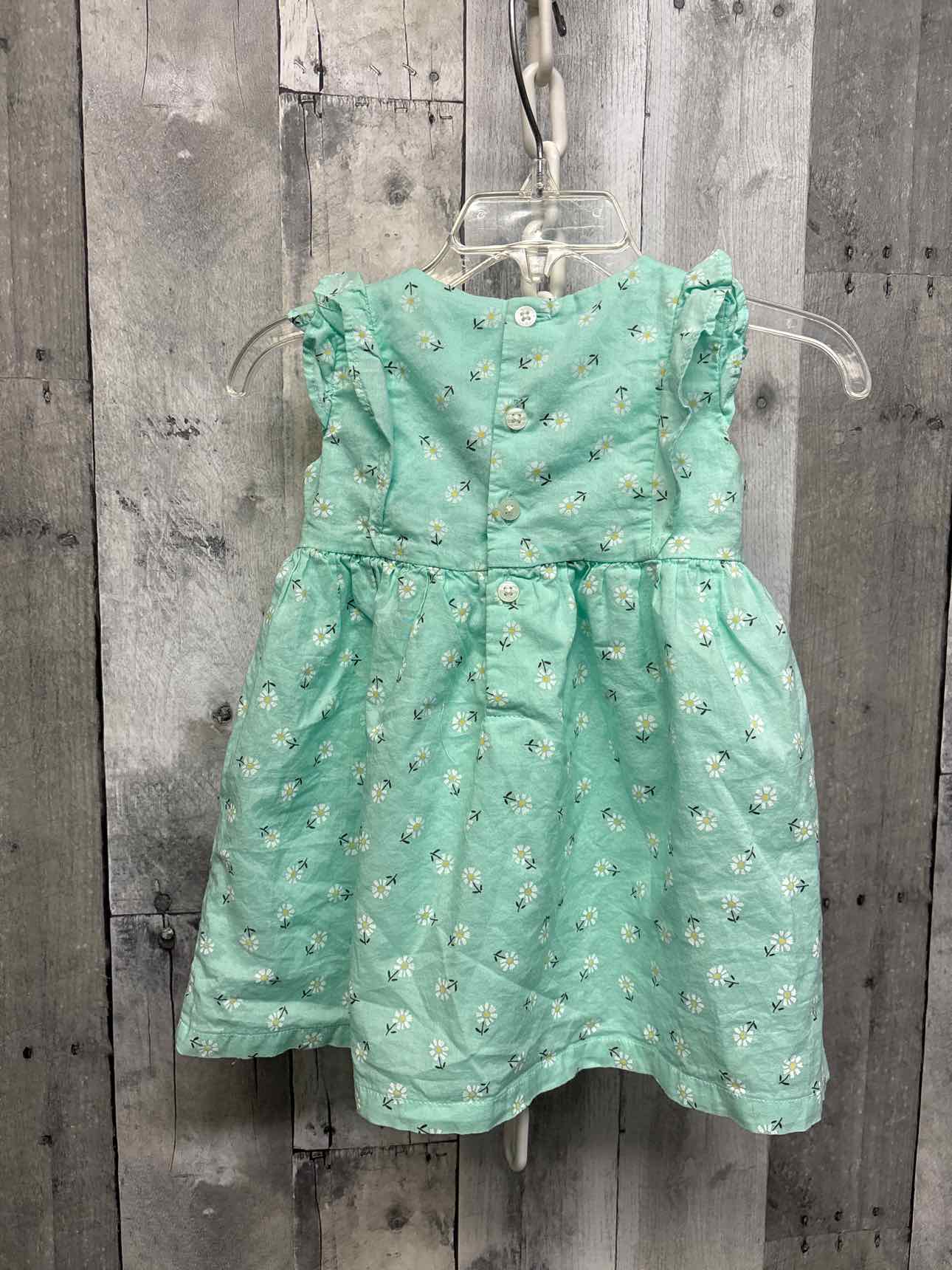 Size 9 Months Teal/White Carter's Dress