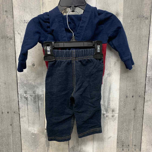 Size 6 Months Denim/Navy Just One You Jacket/Pants
