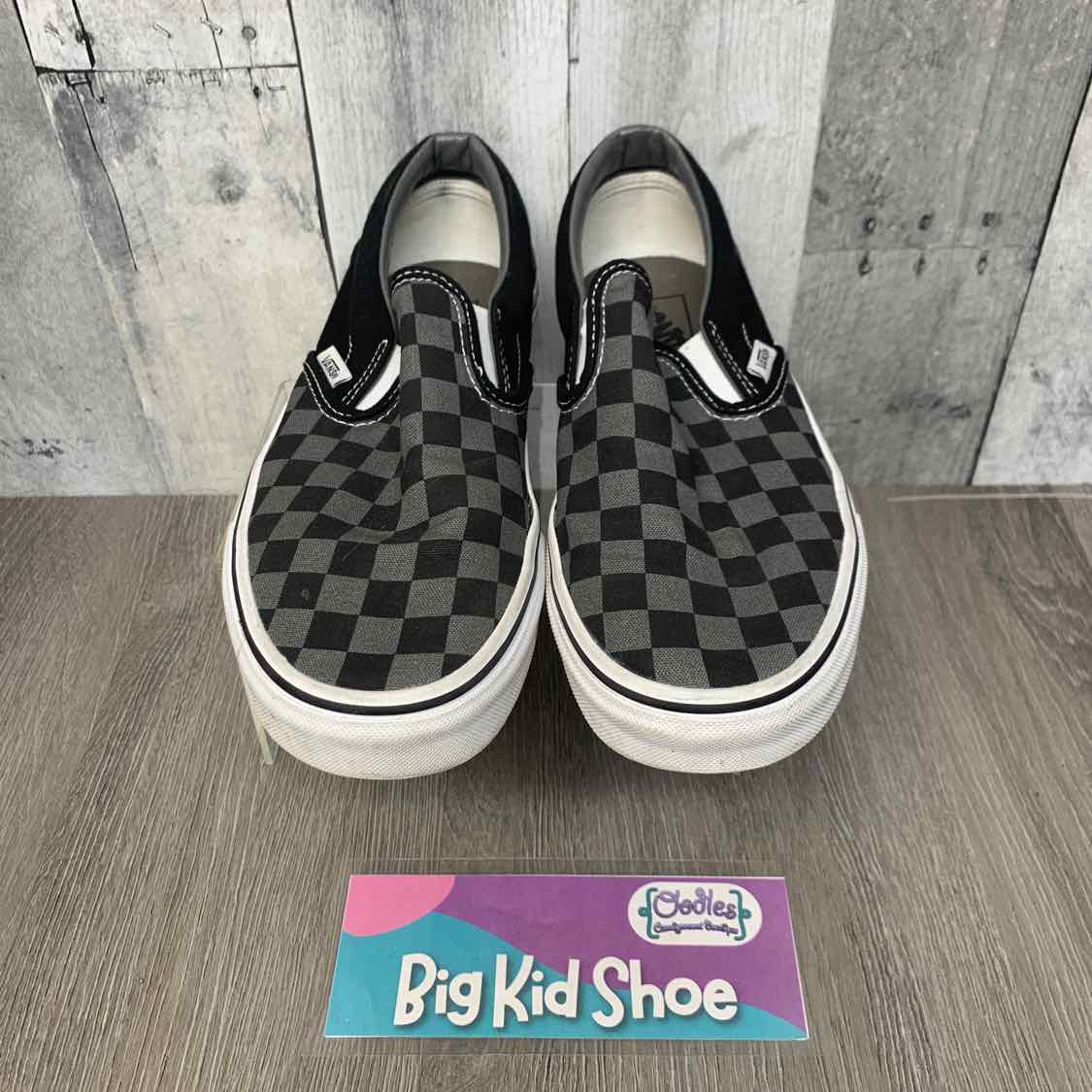 Size 6.5 Black/Gray Vans Sneakers