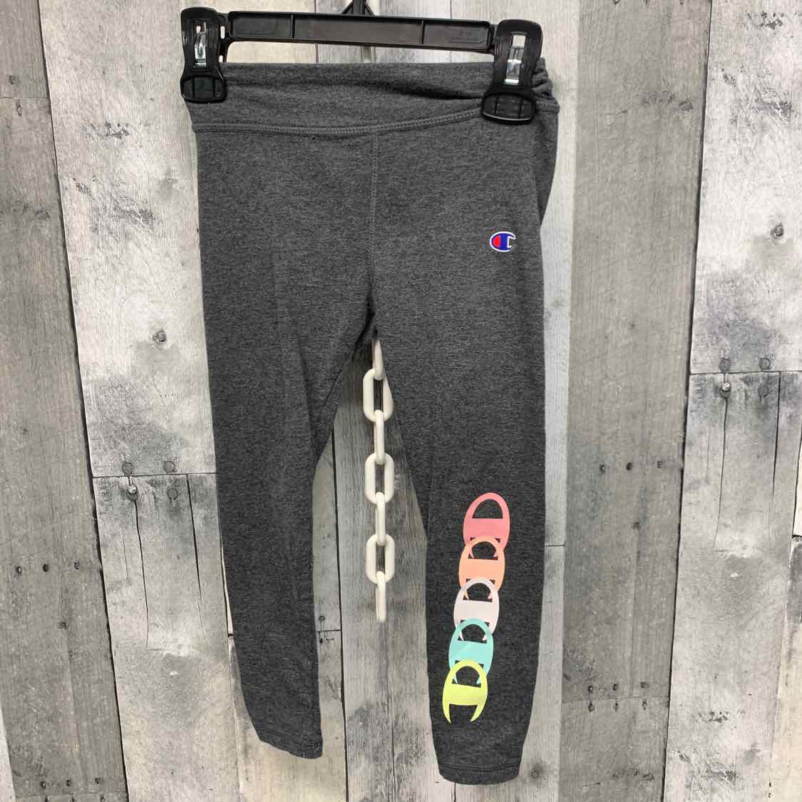 Size 4T Gray/Pink Champion Leggings
